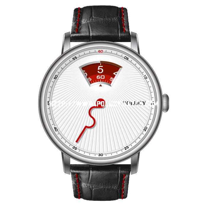 Fan-shaped Watch P61013M