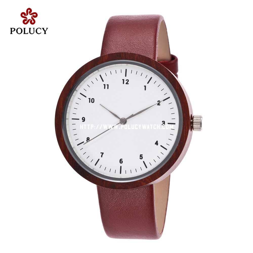Red sandal Wooden Watch PA820M1