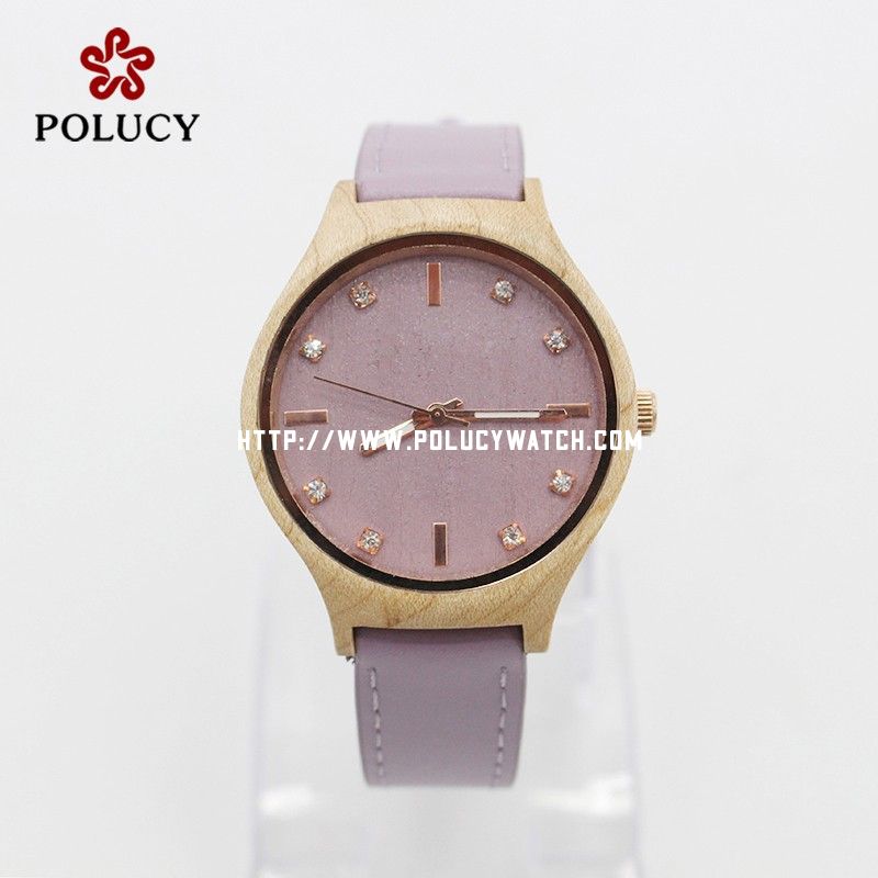 Maple Wood Stone Watch PA990L