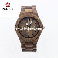 Walnut Wooden Chronograph Watch PB390M