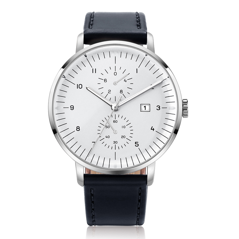 PD052M alloy watch leather strap